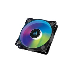 ARCTIC P12 PWM PST A-RGB 0dB Fan 1-Pack - Sleek Black 120mm Cooling Solution for Silent Performance